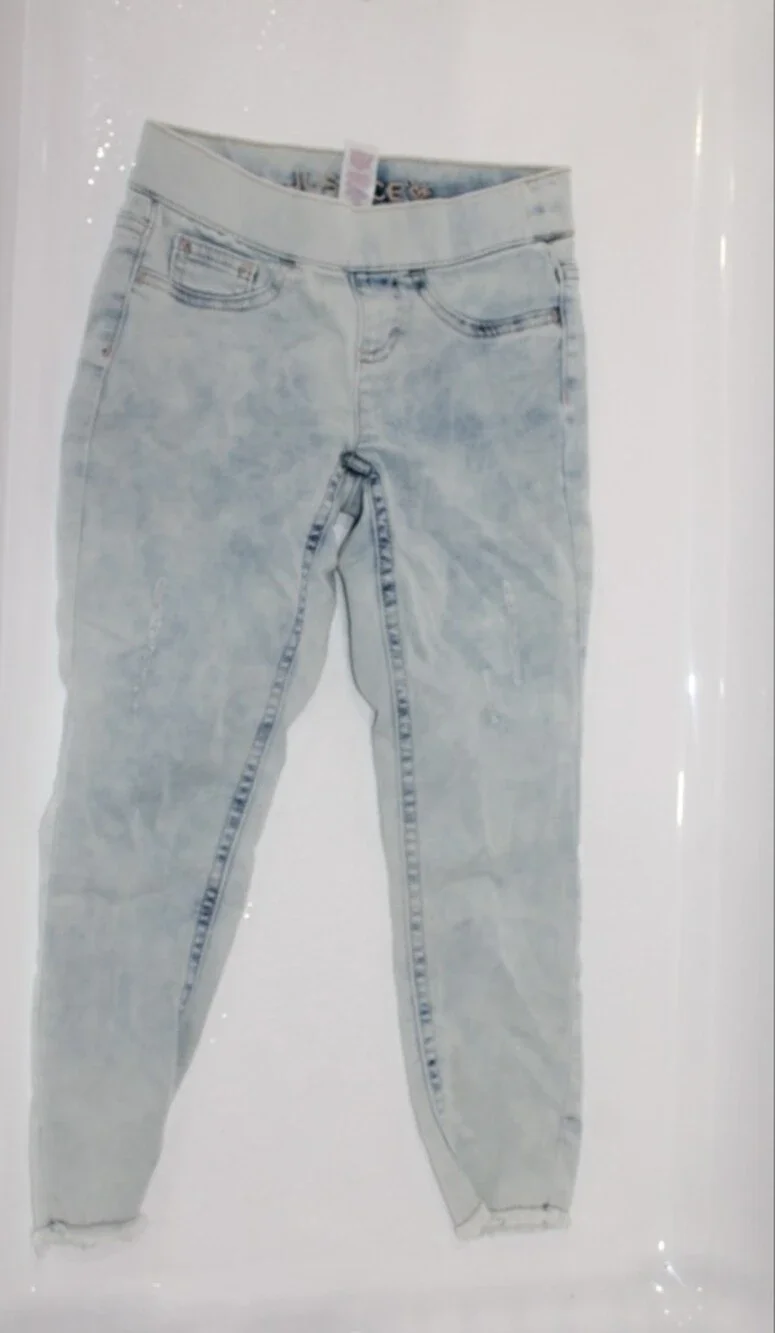 Justice Men's Light Blue Slim Straight Jeans